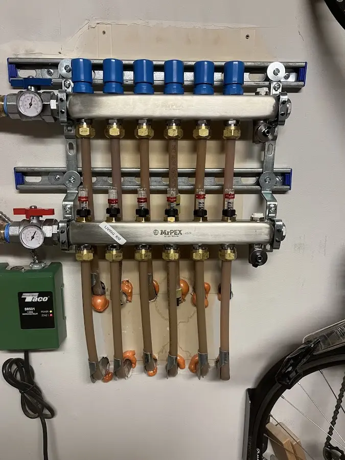 Plumber performing Leak Detection at a residential property in Tuba City